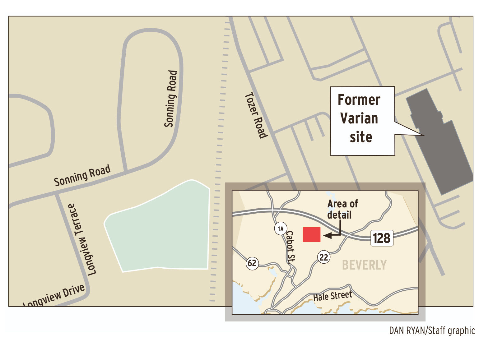 Varian area map
